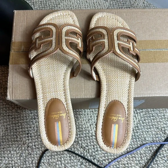 Sam Edelman • Women's Bay Slide Sandal • Bleached Beechwood Multi • Size 8.5 - Picture 3 of 16